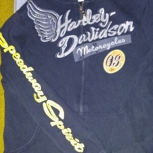 Women's Harley-Davidson hooded zip up sweatshirt size large